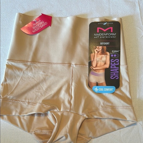 Maidenform Other - Maidenform Tan Shapewear High-Waisted Briefs